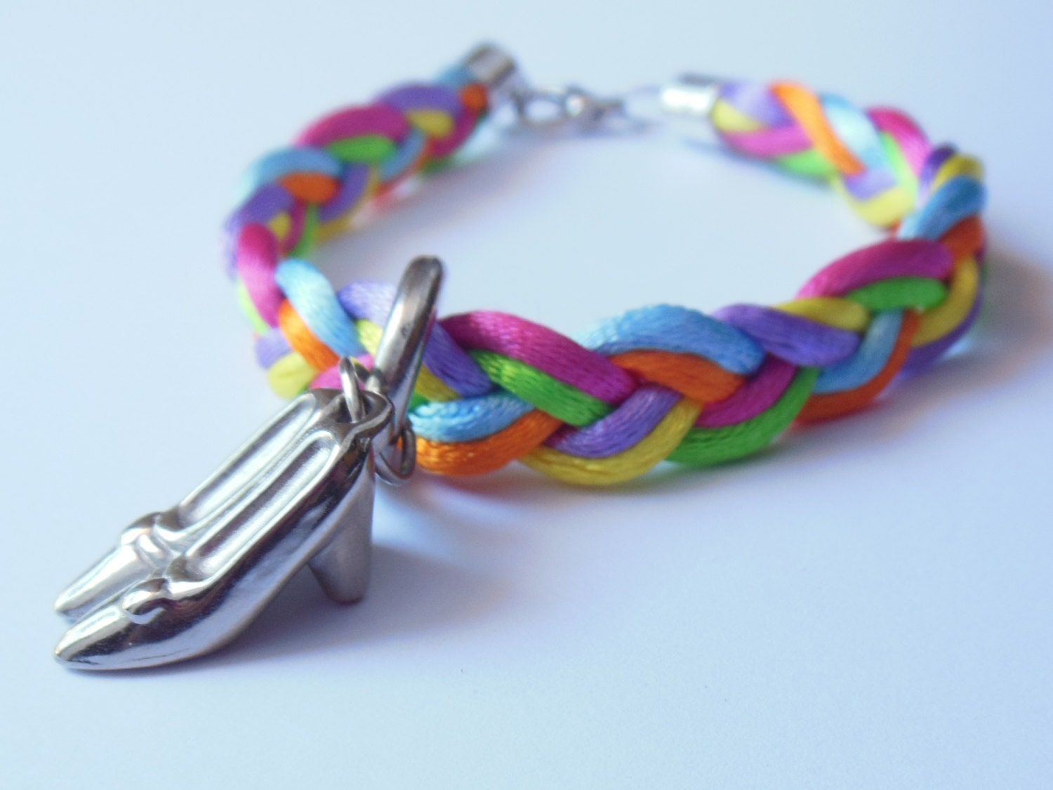 Friendship Bracelet in Bright Neons.