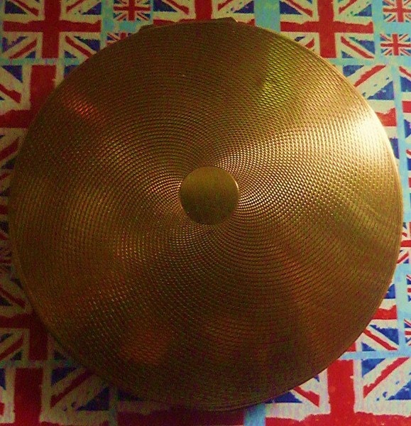 Rare Vintage Pre-War Large 4in Flapjack powder compact