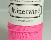 Pink Bakers Twine, Solid Pink Divine Twine (15 yards) Pink Twine,Valentines Party,Valentines Twine Il_170x135