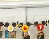 Mickey Mouse Inspired 12 month picture banner Il_170x135