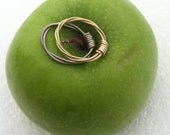 Upcycled Guitar String RINGS Gold or Silver Classic - Great Gift Idea for Anyone - Handmade Original and Unique Guitar String Jewelry