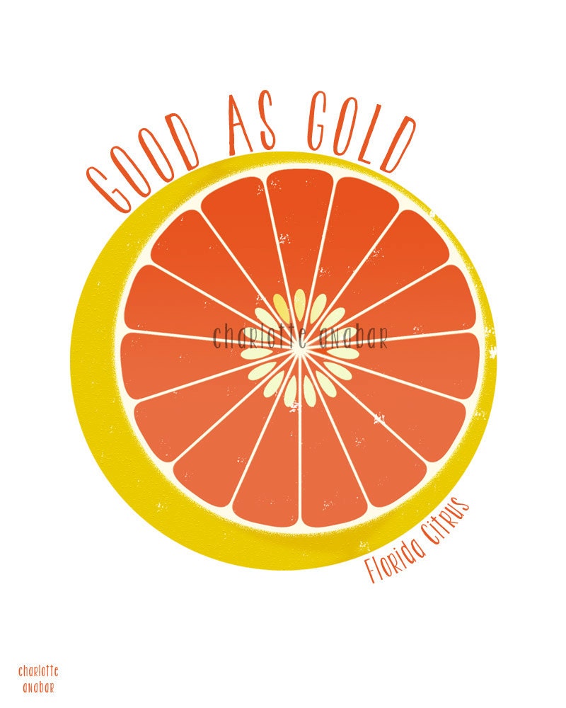 Good as gold / grapefruit