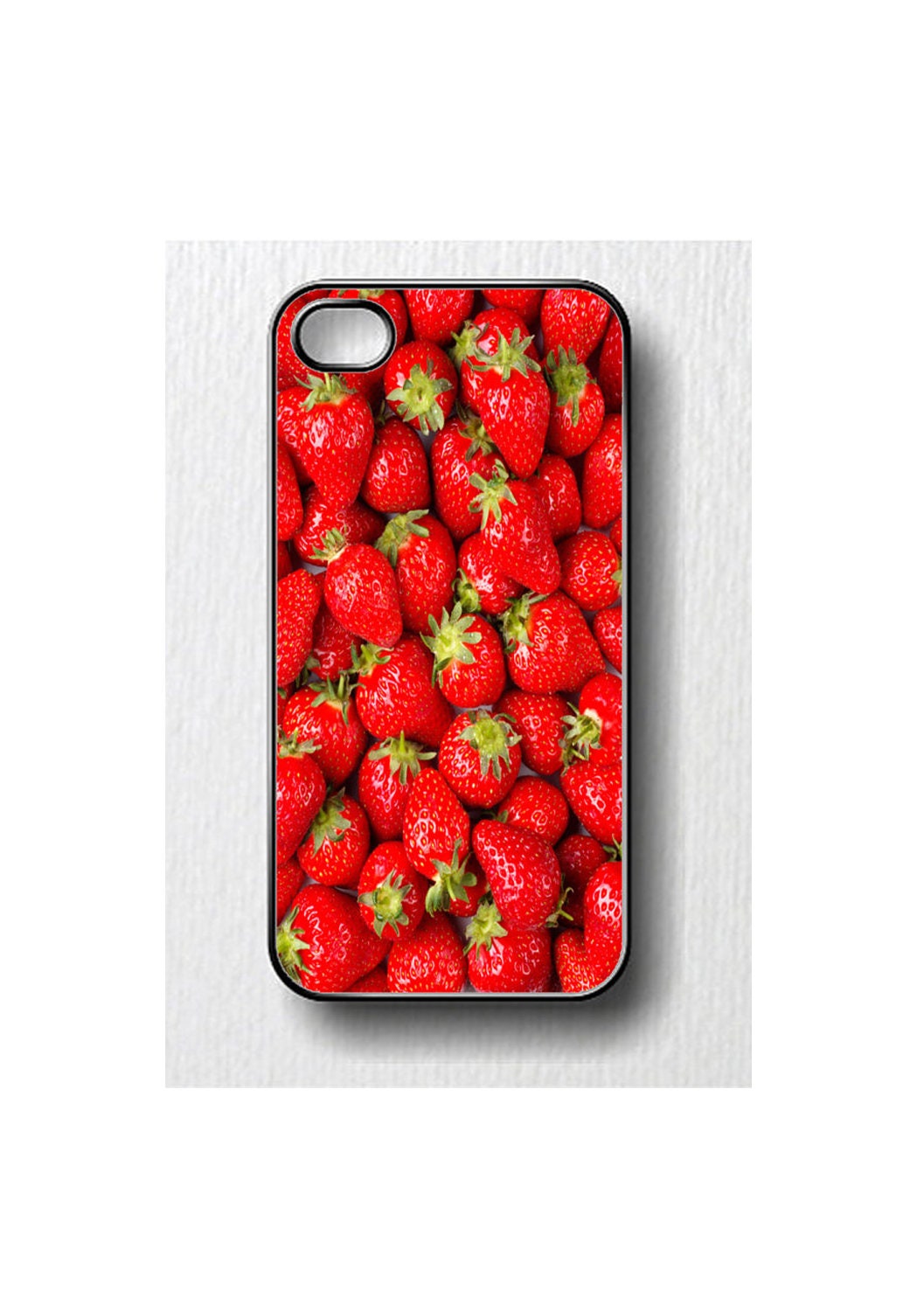 Strawberries Iphone case for iphone 4 or iphone 4S