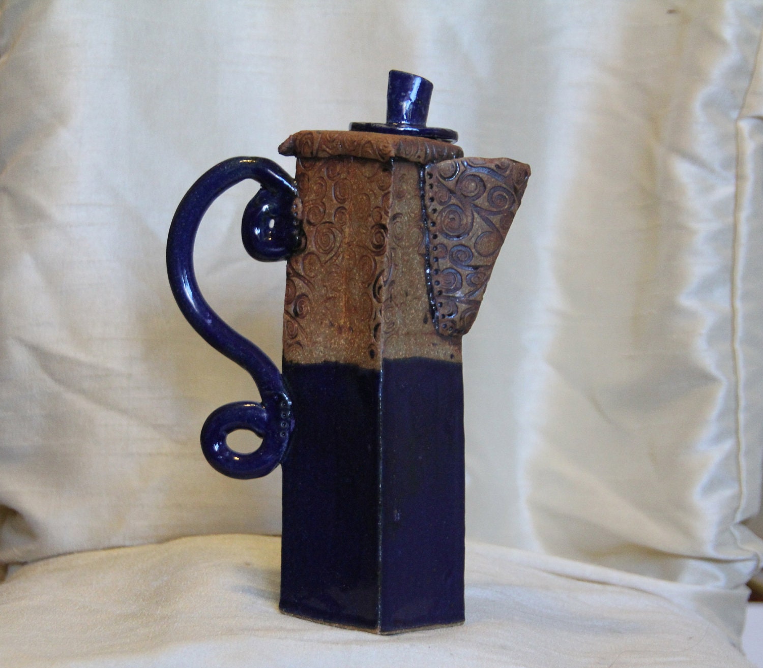 Square Ceramic Teapot