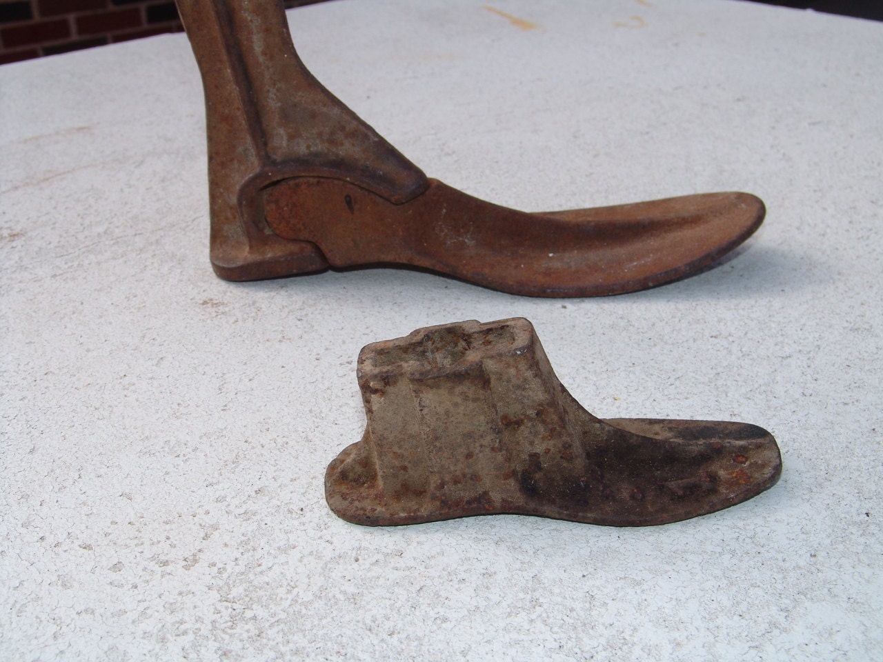 Cast Iron Cobbler Shoe Forms
