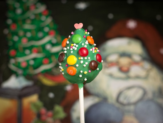 Christmas Tree Cake Pops