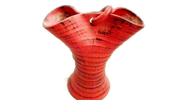 Handmade Romanian ceramic vase