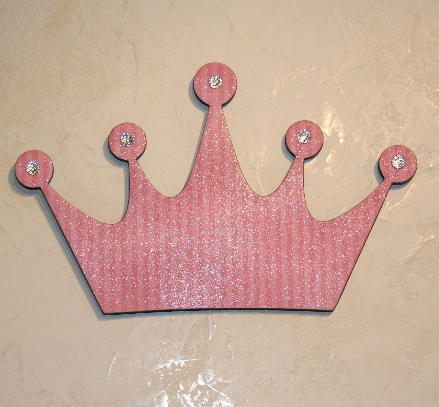 Pink Princess Princess crown wall decor by FinchnWillowBoutique