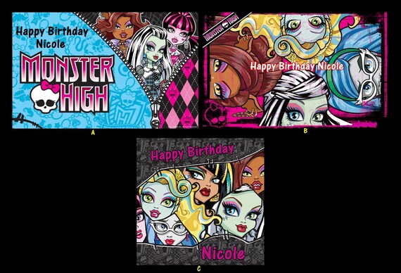 Monster High edible image cake topper Il_570xn