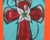 cross painting canvas