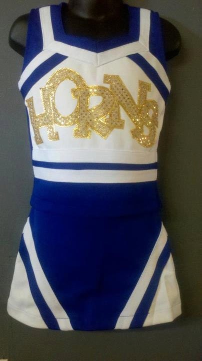 Custom Cheer cheerleading outfit can be made for any team lsu longhorns cardinals black white red green navy purple blue