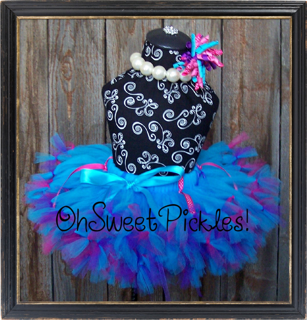 ABBY CADABBY Inspired - Includes Full Petti Tutu Skirt With Satin Bow & FREE Flower Hair Clip Ready to Ship 12 Months