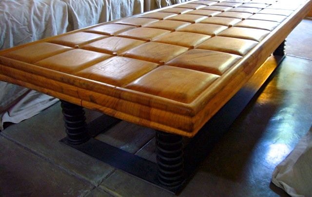 carved coffee table