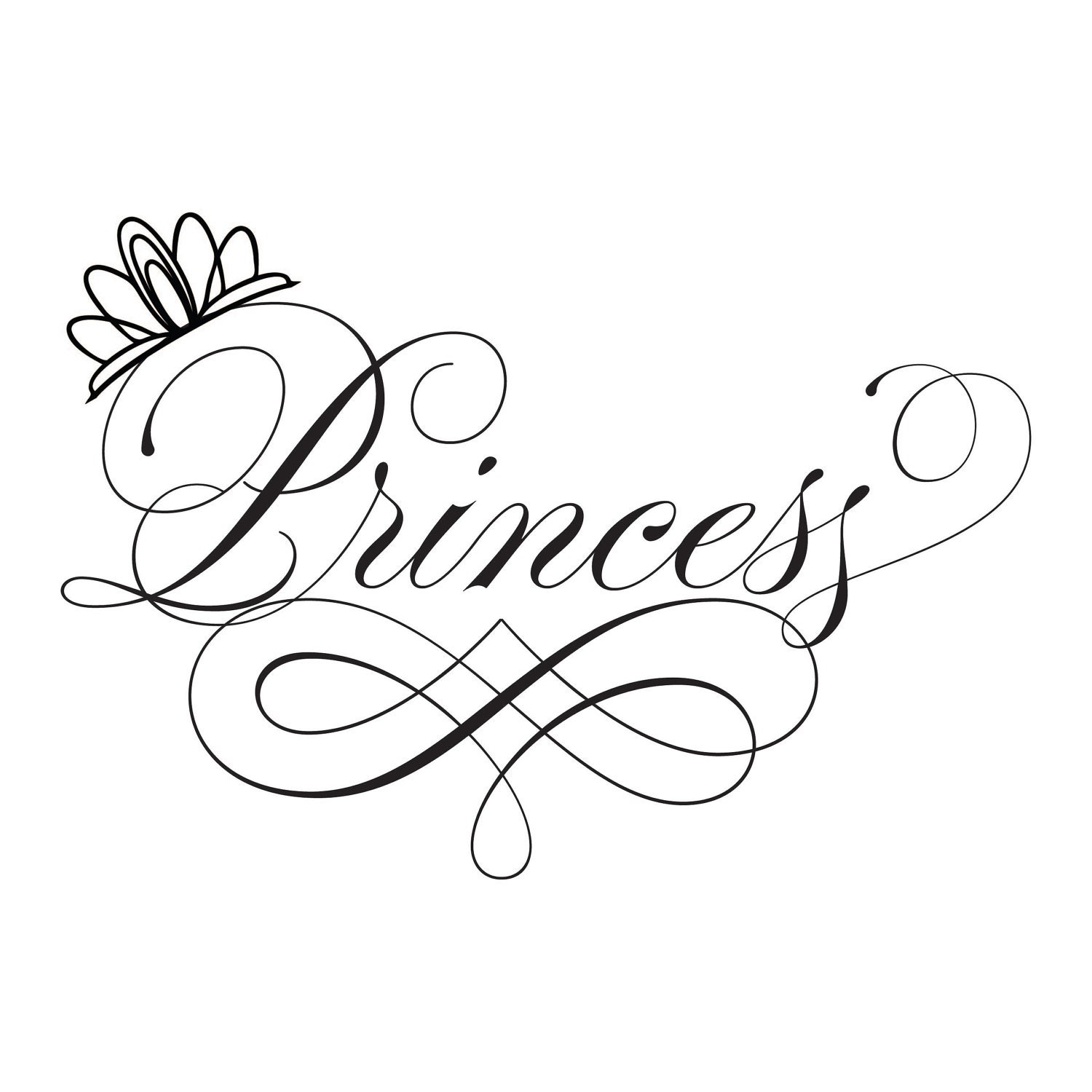 Princess Princess Tattoo Easy Drawings Princess Crown Drawing
