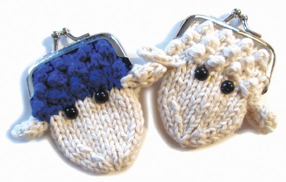 Sheepy Coin Purse Knit Kit