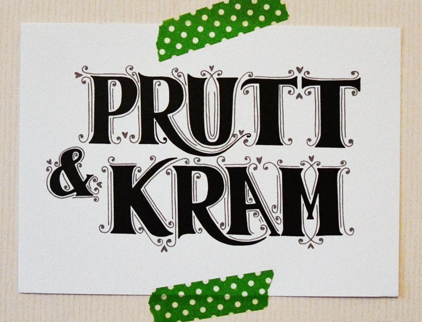 Prutt & Kram (5 pack greeting card)