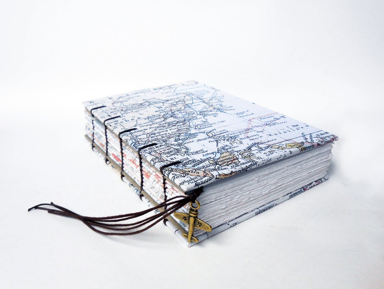 Travel Journal, Notebook, Sketchbook - World Traveller Map