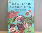 Vintage Houseplant Coloring Book 1970s