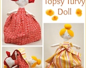 Trixie and Tess: A Topsy Turvy Doll - PDF Sewing Pattern With Step-By-Step Photos