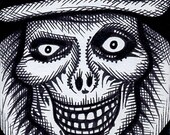 Haunted Mansion Hat Ghost - ACEO