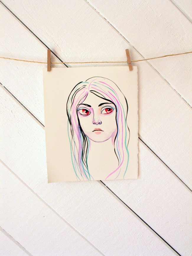 Estelle Original Watercolor Painting