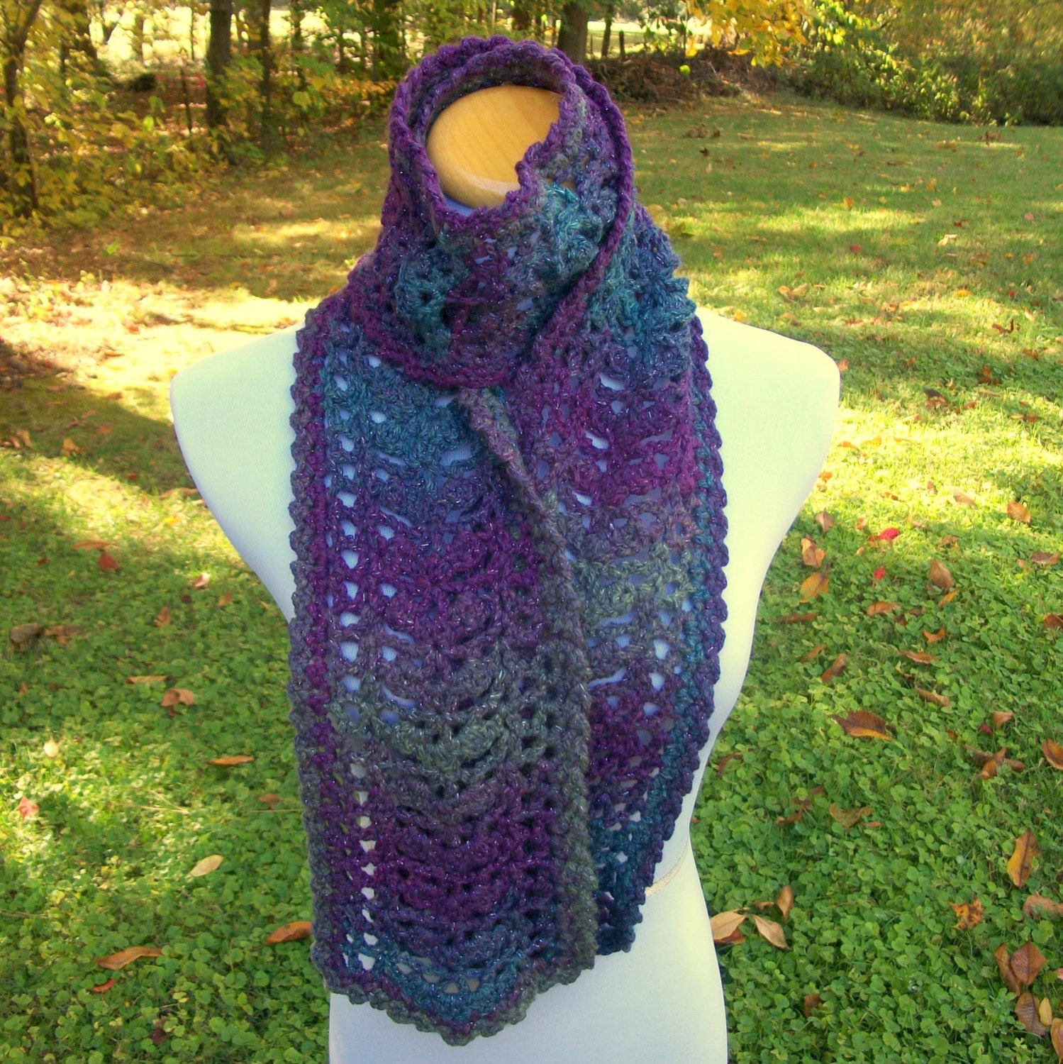 Aura -  Crochet Scarf