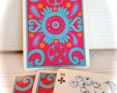 Vintage 1969 French Recipe Retro Style Large Playing Cards - 5 x 7 inch (Pack of 4)