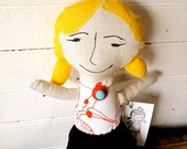 Emma - Handcrafted Linen Rag Doll