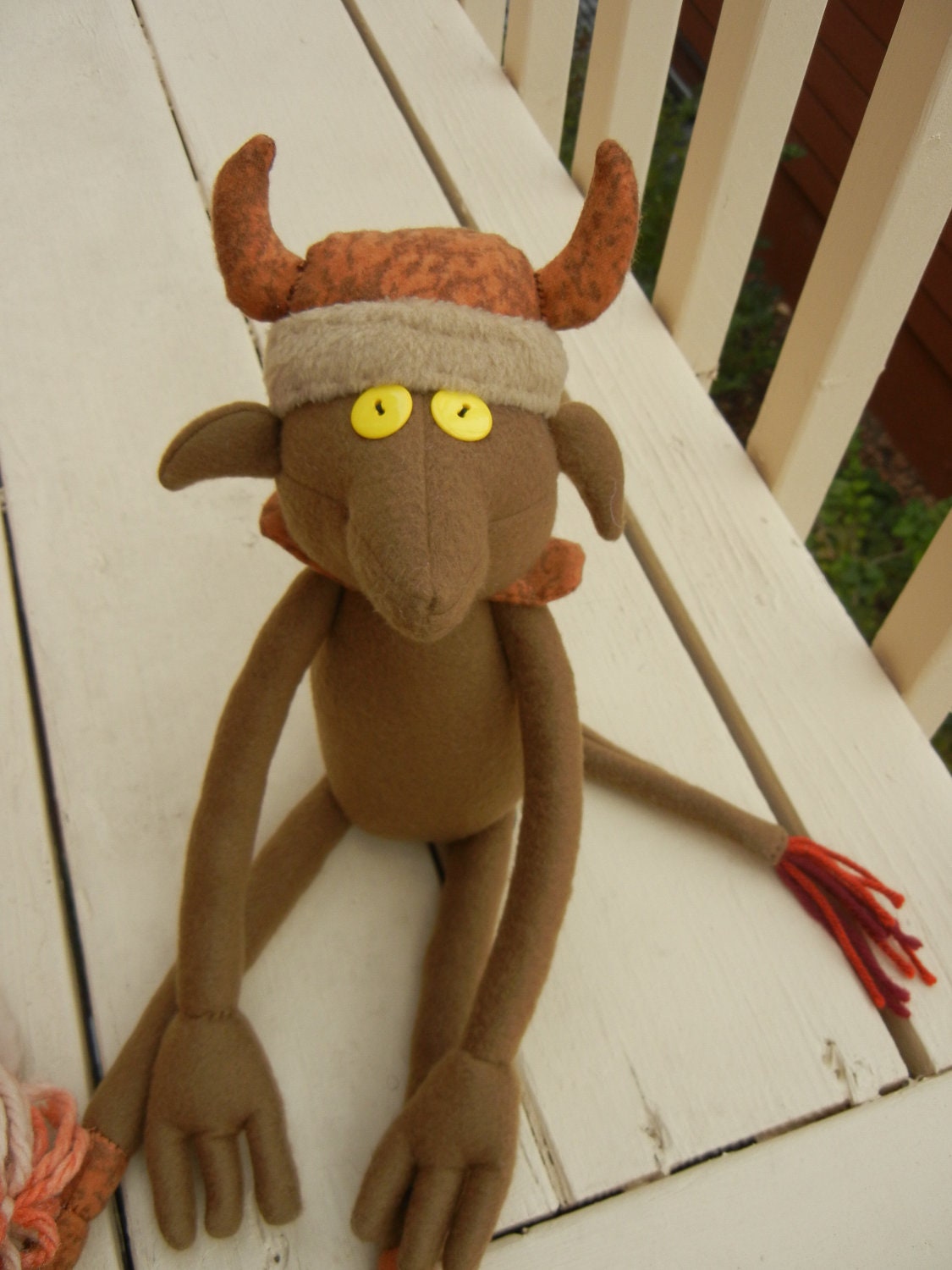 Labyrinth inspired Goblin soldier doll one of a kind ------ Ralph ------