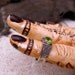 Vintage Tribal Ring- Afghanistan Peridot, Number 15, Size 10