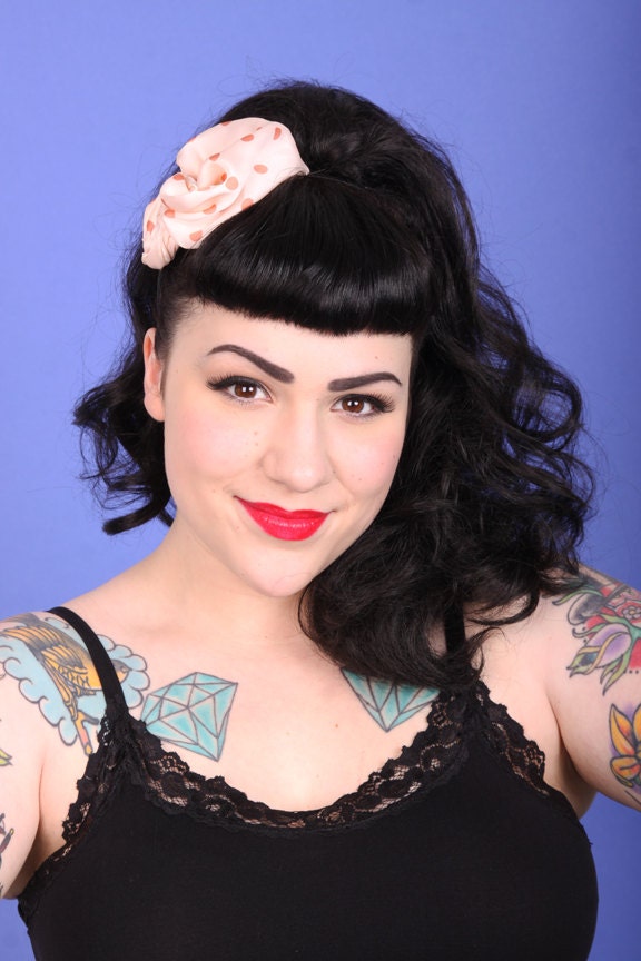 Peachy Keen Eggknot Headband - Vintage Repro
