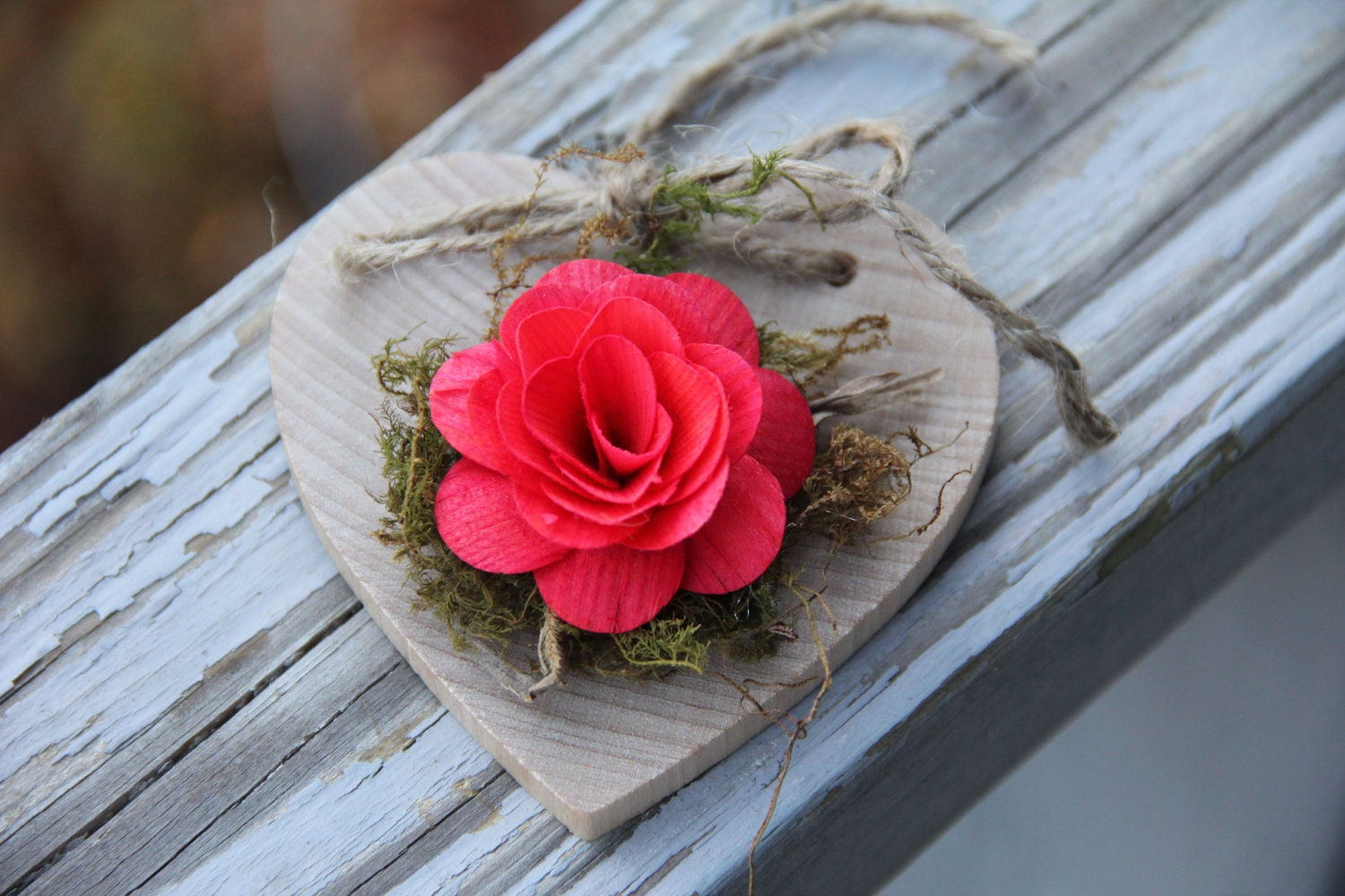 Rustic ring bearer pillow FREE SHIPPING