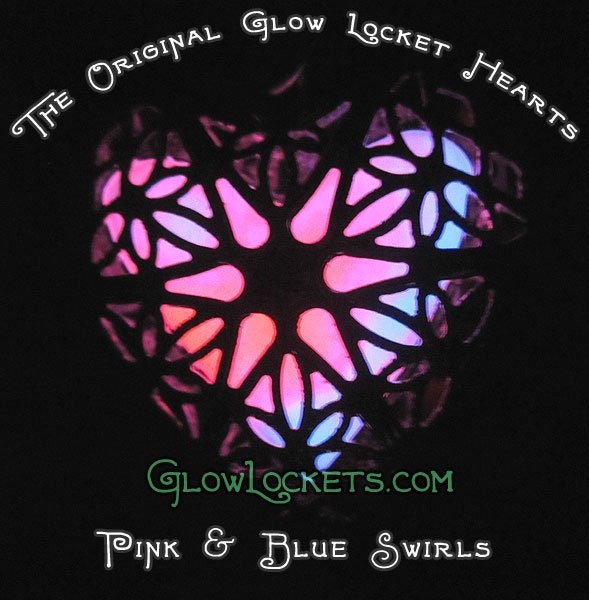 Passion Swirl Heart Glow Locket