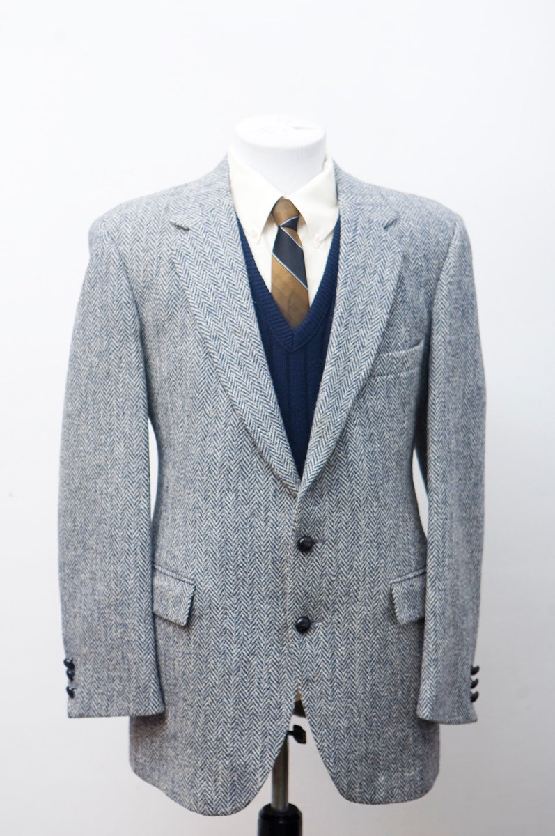 Instant Outfit: Four-Piece Large Vintage Menswear Set // Jacket, Vest, Shirt, Tie