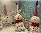 Winter Wonderland Snowman Tree Ornament Handmade