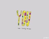 YOU are totally the best greeting card