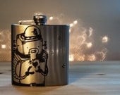 Hand Drawn Holiday Robot Flask