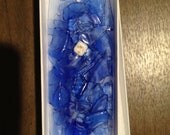 Wedding Shard Mezuzah Keepsake with drilled holes