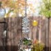 14 1/2" Beautiful Stunning Amazing Big 50mm Dahlia Swarovski Crystal Rainbow Suncatcher Lots of Triangle Facets, Home Decor Sunroom, Patio