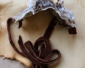 Bobcat ears headdress - real eco-friendly bobcat fur ears costume for totemic ritual and dance