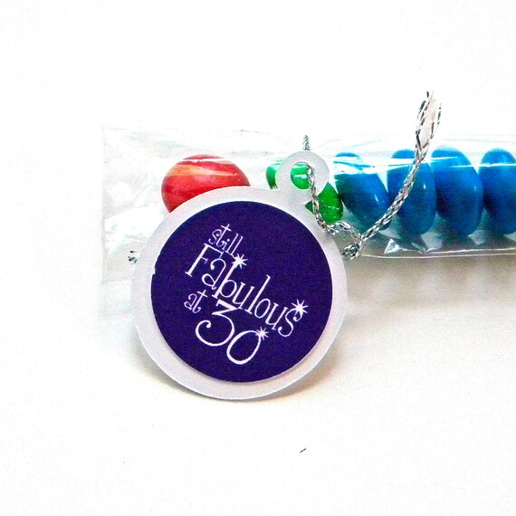 30th Birthday Candy Treat Bag Favors Set of 12 - Still Fabulous at 30 Il_570xn