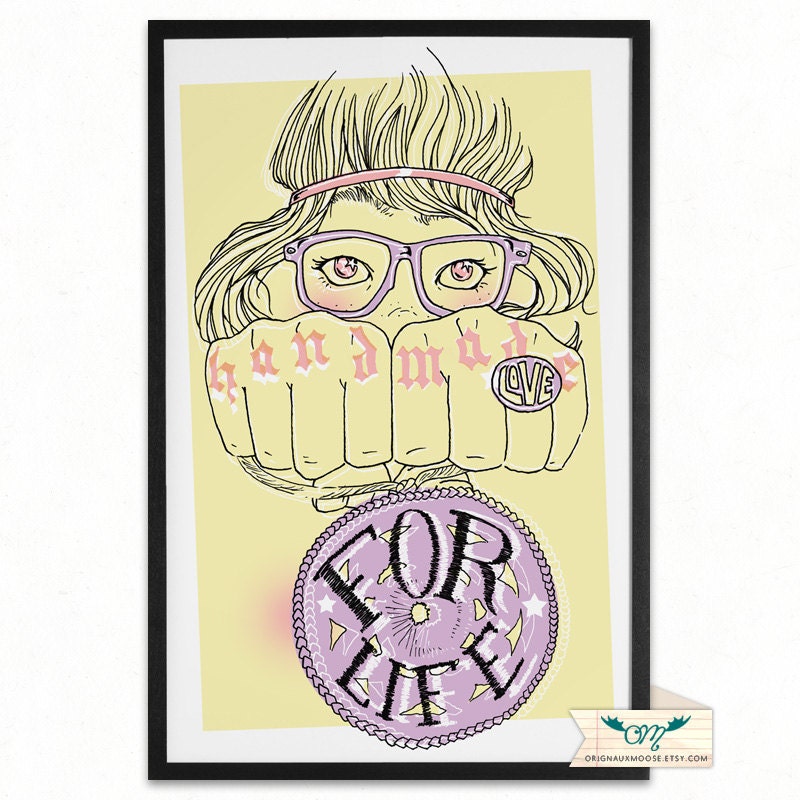 Handmade Love For Life 11x17 Poster