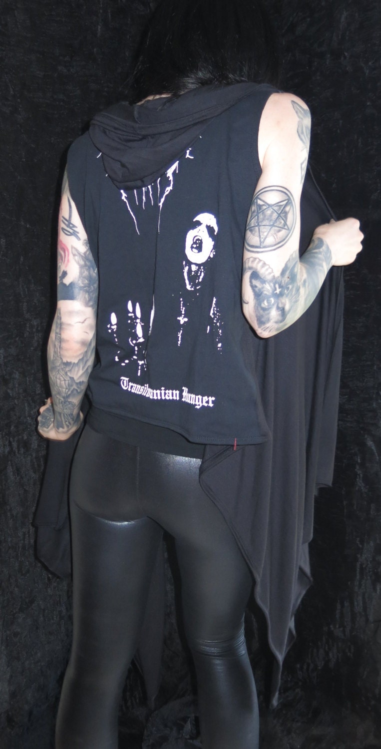 Darkthrone Girls Transilvanian Hunger Drape Vest