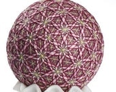 home decor Japanese temari Asters by Barbara B. Suess