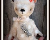 Fern handmade ooak artist jointed mohair teddy bear by woollybuttbears on etsy