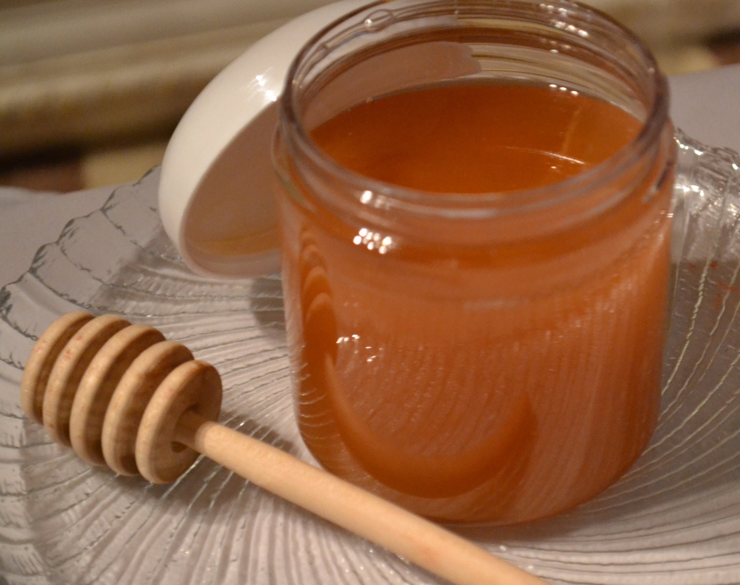 Life is Sweet Party Favors - Golden Honey Bubble Bath with Wooden Honey Dipper Set of 10