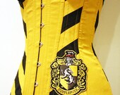 Hufflepuff Long Line Corset