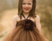 Chocolate Brown Tutu Dress