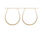 Gold Dagger Earrings