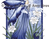December Narcissus 8.5x11 FAIRY PRINT by Amy Brown